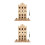 2Ensembles Jouet Puzzle Bois 3D Éducatif DIY Artisanat 2