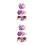 6Pièces Épingles Fleurs Violet Pour Maison 3