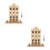 2Ensembles Jouet Puzzle Bois 3D Éducatif DIY Artisanat 3