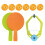 3Ensembles Dispositif Tennis De Table Suspendu Robuste PVC 2