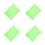4Pièces Plastique Vert Pour Stockage Peintures Diamant 5