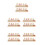 10Pièces Plaques ABS Décor Chat Cache Téléphone Parking 8