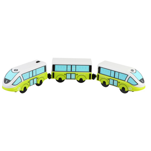 2Ensembles Jouet Train Alliage Vert Connectable Cadeau Enfants 1