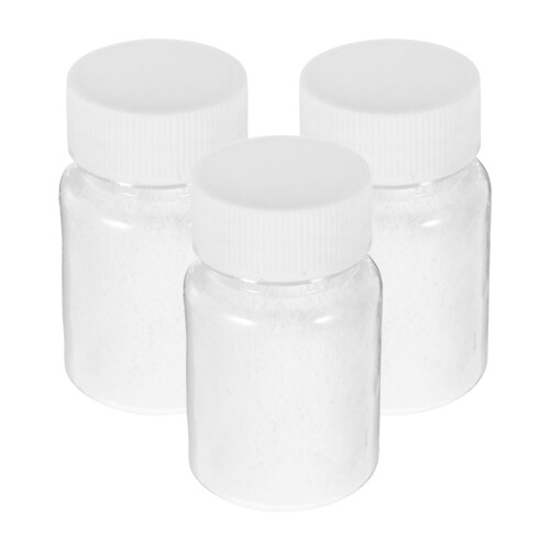 5Pièces Poudre De Flocage Blanche Pour Décoratifs DIY 1