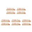 10Pièces Plaques ABS Décor Chat Cache Téléphone Parking 6