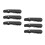 6Pièces Tire Lacets Noir PP Pliable Résistant 9