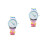 2Pièces Quartz Rose Silicone 3D Lisible 3