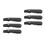 6Pièces Tire Lacets Noir PP Pliable Résistant 7