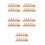 10Pièces Plaques ABS Décor Chat Cache Téléphone Parking 5