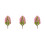 3Pièces Arbres Miniatures Décor Maison Jardin 4