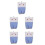 5Pièces Lingettes Bain En Double Usage Exfoliant 6