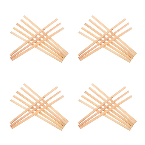 32Pièces Tiges En Bois Pour Déco Murale, Scrolls Affiches Élégantes 2