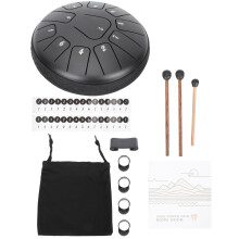 2Ensembles Tambour Main Acier Portable Enfants Musical