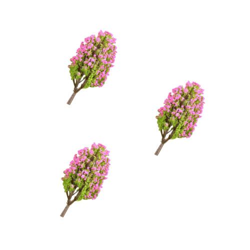 3Pièces Arbres Miniatures Décor Maison Jardin 2