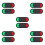 10Pièces Panneaux Indicateurs Occcupé Noir Pour Décor 9