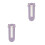2Pièces Mesure Pied Bébé Violet Abs+tpr Règle Taille 6