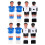 8Pcs Durable Resin Table Soccer Player Figurines Replacement Set 1