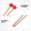 1Paire Accessoires Instrument Percussion Bois Caoutchouc 8