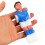 8Pcs Durable Resin Table Soccer Player Figurines Replacement Set 3