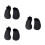 3Paires Pilates Silicone Antidérapantes Élasticité 9