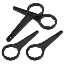 4Pièces Ouvre-Seau Tambour Plastique Noir Compact Efficace