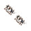 8Pièces Statues Cowboys Miniatures Colorées Pour Décor Table Western 9