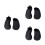 3Paires Pilates Silicone Antidérapantes Élasticité 5