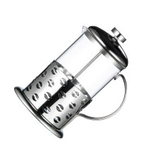 2Pcs Stainless Steel Coffee Pot with Heat Resistant Glass for Home Use
