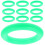 20Pcs Practical Green Plastic Fruit and Watermelon Display Ring Stands 1