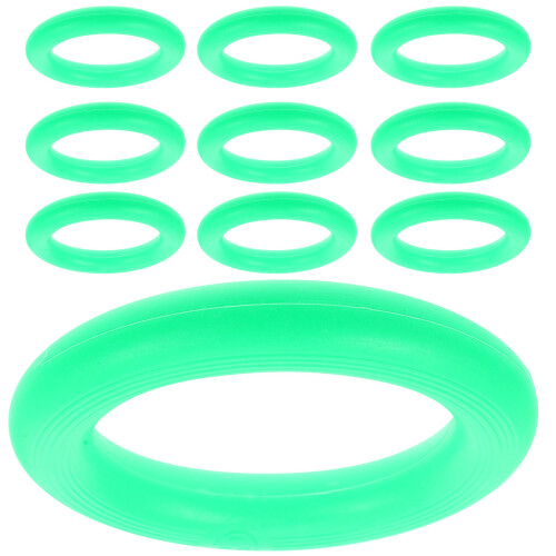 20Pcs Practical Green Plastic Fruit and Watermelon Display Ring Stands