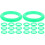20Pcs Practical Green Plastic Fruit and Watermelon Display Ring Stands 4