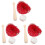 3Ensembles Miniature Kit Baseball Rouge ABS Ornements Maison 3