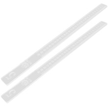5Pairs Kitchen Dough Thickness Rulers Acrylic Rolling Pin Guides