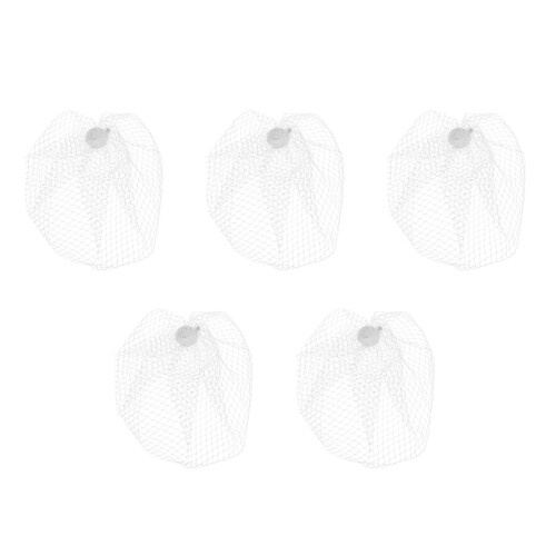 5Pièces Voile Filet À Fleurs Pour Et Accessoire 2