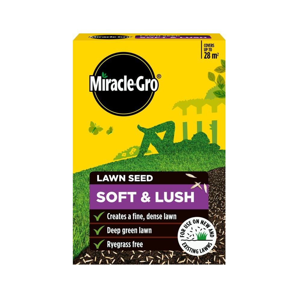 Miracle-Gro - Lawn Seed Soft & Lush - Covers Up To 28M2