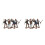 8Pièces Statues Cowboys Miniatures Colorées Pour Décor Table Western 10