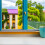 2Pcs Reusable Dark Grey Sponge Strip Home Insulation Window Protector 6