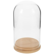 3St Glazen Terrarium Met Bamboe Voet Heldere Plantenhouder