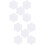 10Pcs White DIY Cotton Boards for Artists Using Oils Acrylics Tempera 7