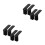 8Pcs Ergonomic Coffee Kettle Handles Heat-Resistant Black 7