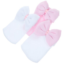 6Pièces Chapeaux Bébé En Fil Adorable Nœud Pour