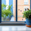 2Pcs Reusable Dark Grey Sponge Strip Home Insulation Window Protector 5