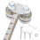 Silver Circular Saw Guide Track with Ruler for 7