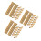 72Pcs Brass Shaft Connectors Stable Inserts 7