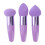 12Pcs Compact Purple Makeup Sponge Applicators for Face Powder 6