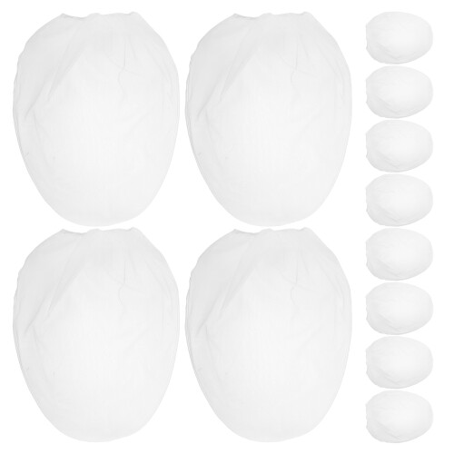 48Pcs Fine Mesh Nylon Paint Filter Bags White with Elastic Drawstring