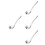 4Pcs Kitchen Stainless Steel Pasta Spoon Noodle Strainers for Home Use 5