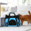 2Pièces Chat Respirant Durable Transport Extérieur 4