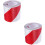 2Pcs Weatherproof Reflective Warning Tape Safety Sticker 7