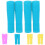 18Pairs Manicure Trimmer Handle Covers Silicone Sleeve Assorted Color 7
